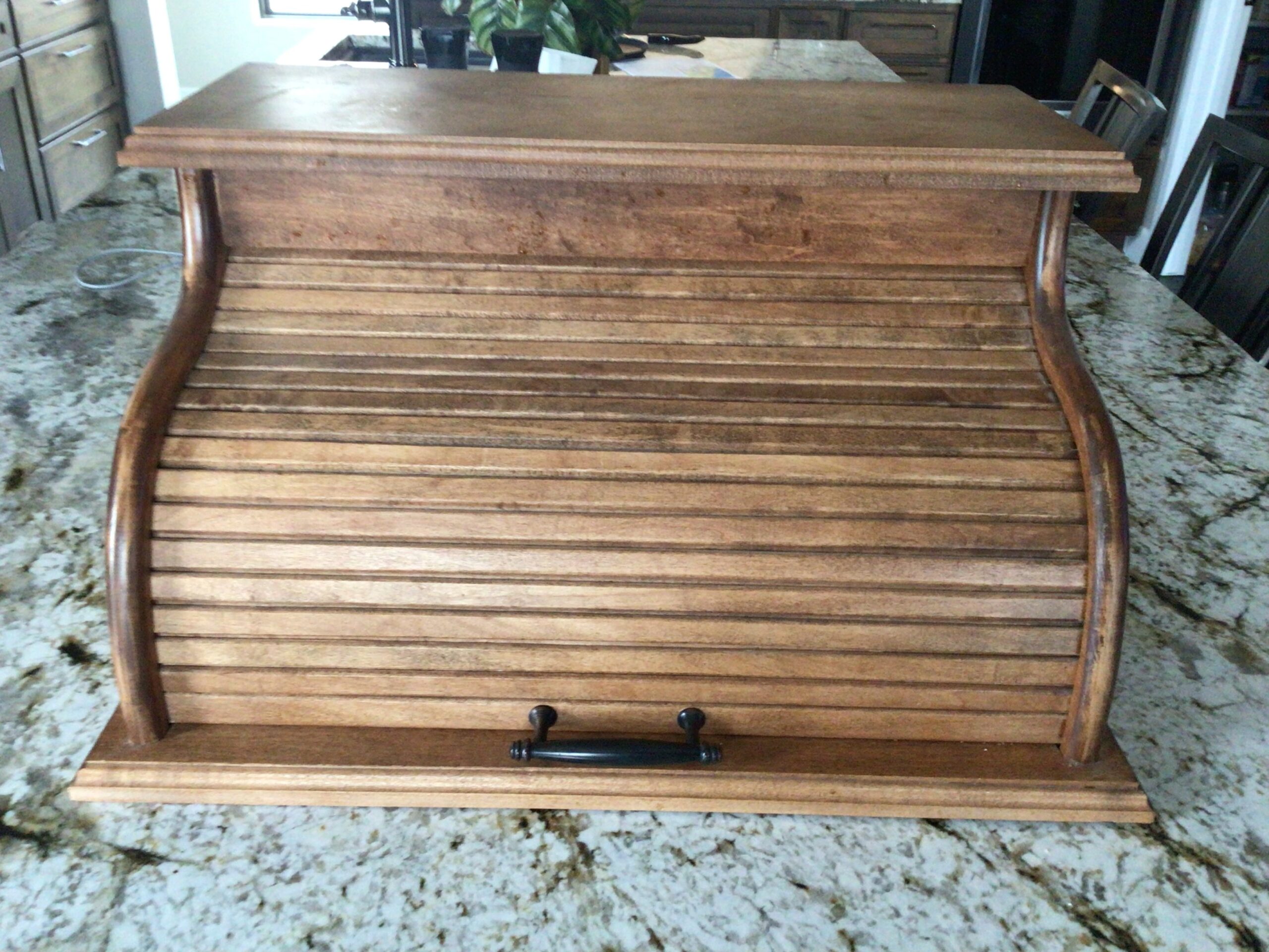 Hardwood Bread Box